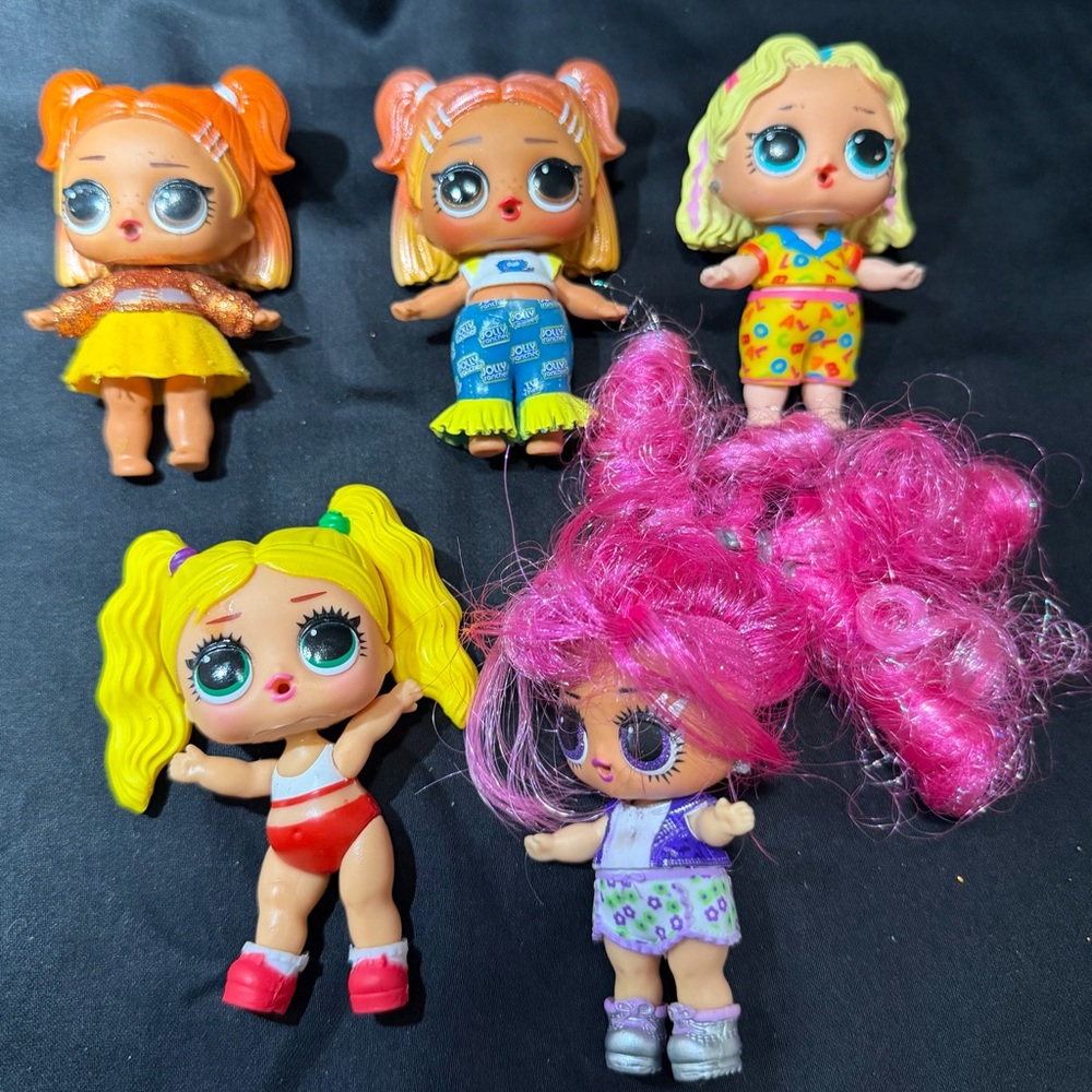 L.O.L. Surprise! Colorful Doll Set with Pink and Yellow Highlights